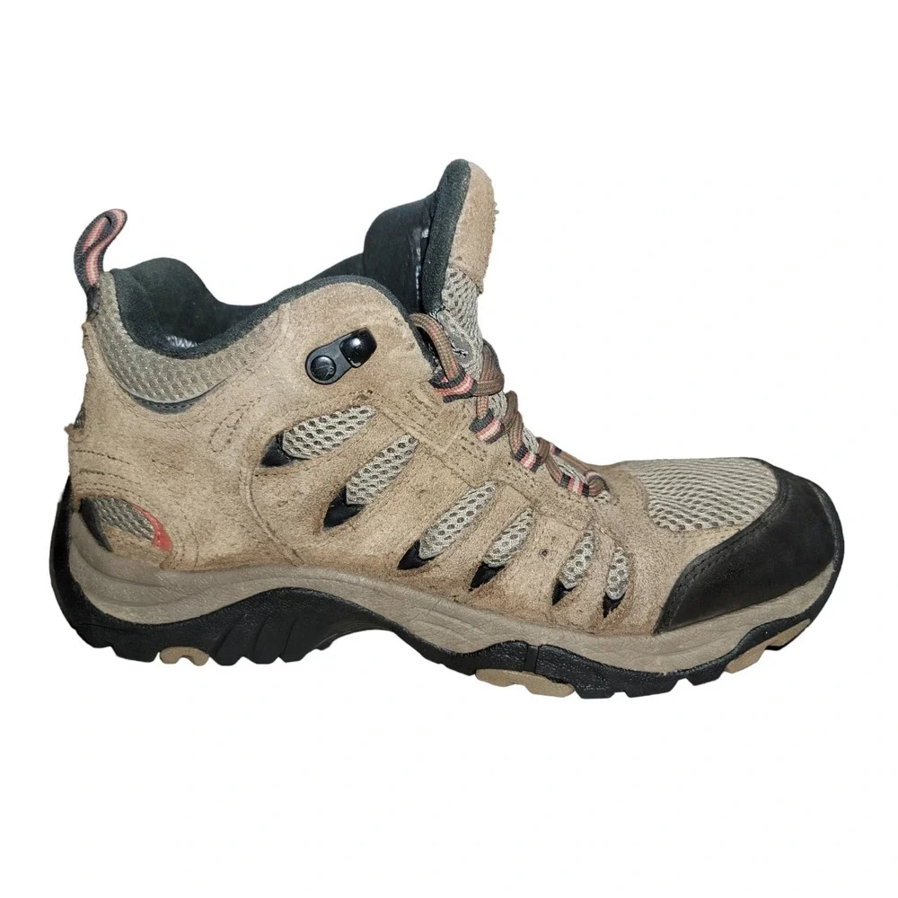 Ascend Lisco Men's Shoes Brown Leather Bone Dry Waterproof Hiking Boots Sz 9‎ M